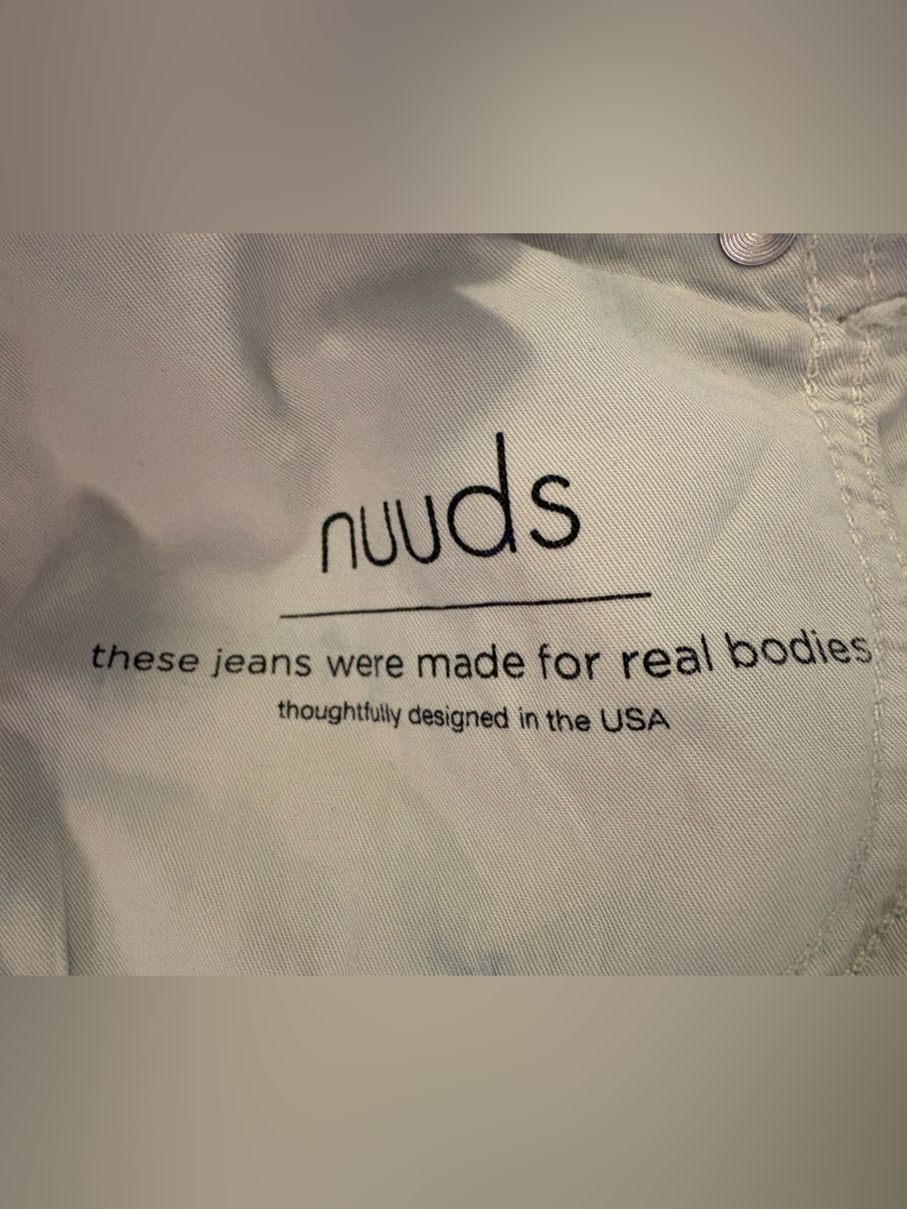 NUUDS The Straight Classic Jeans Ranger Light Wash Distressed Raw Hem size 26/S - Picture 6 of 14